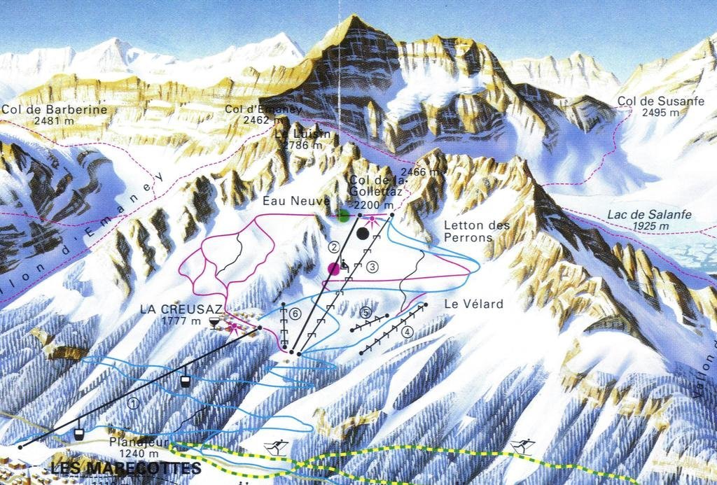 les rochers