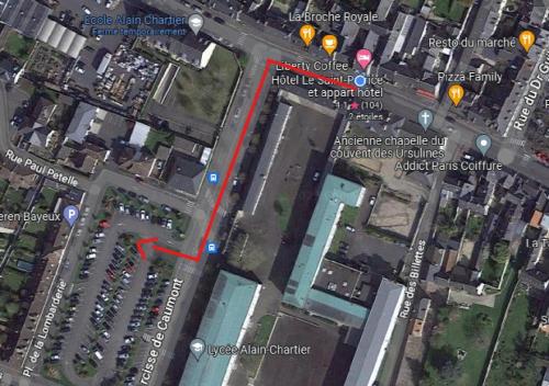 Hôtel Le Saint Patrice,Caen>>Bayeux,2 star