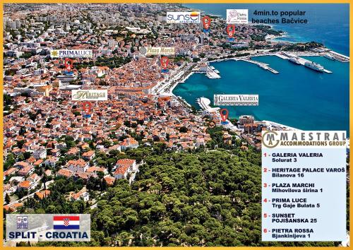 Pietra Rossa Luxury Rooms,Split>>Hvar,4 star