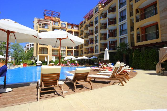 For sale: 1 BED ground floor apartment in top class Harmony Suites 8-9  (Dream Island), Sunny beach