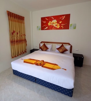 at night airport resort