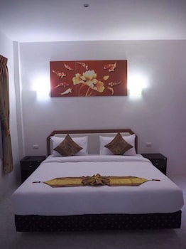 at night airport resort