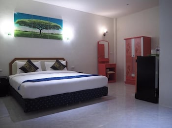 at night airport resort