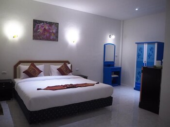 at night airport resort