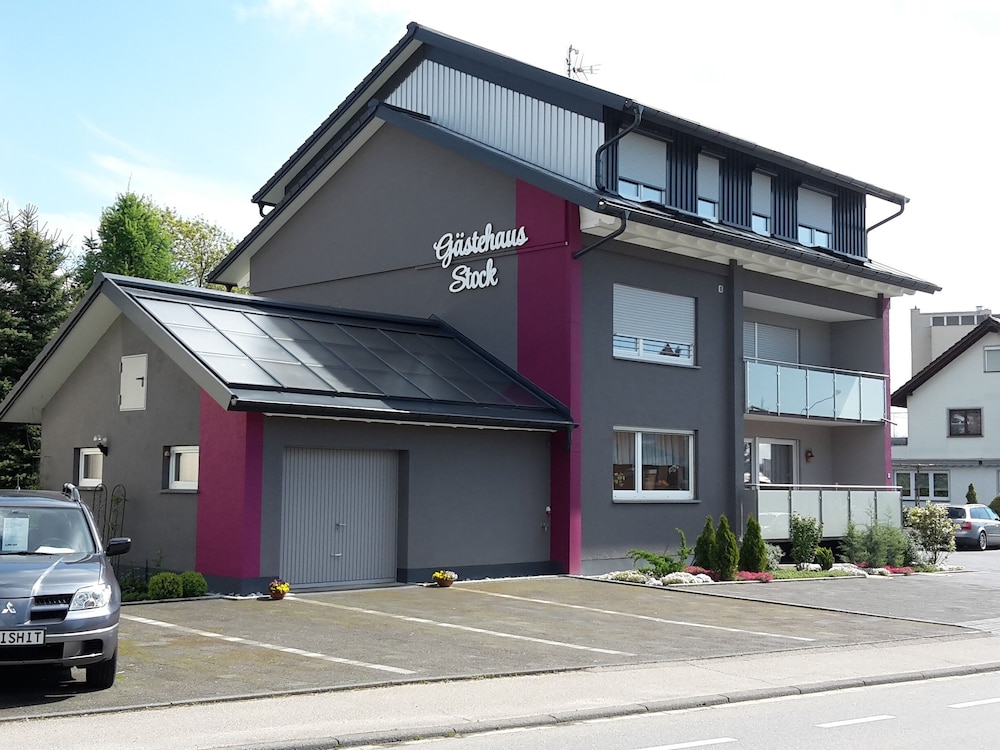 hotel gastehaus stock