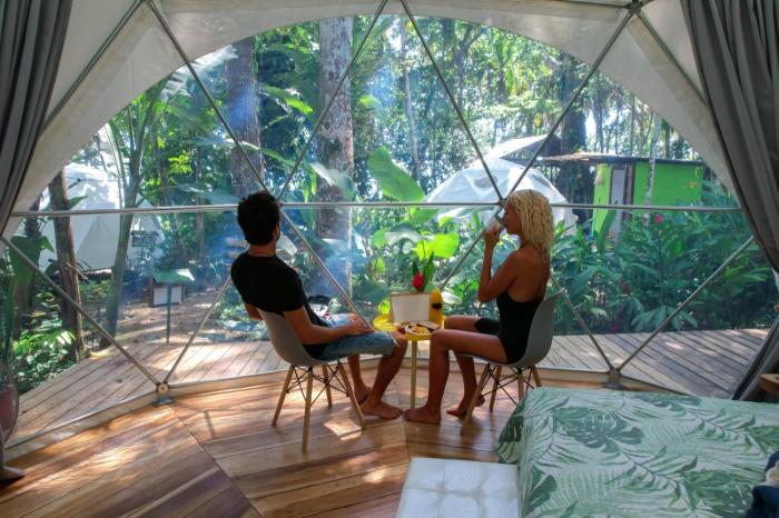 faith glamping dome costa rica