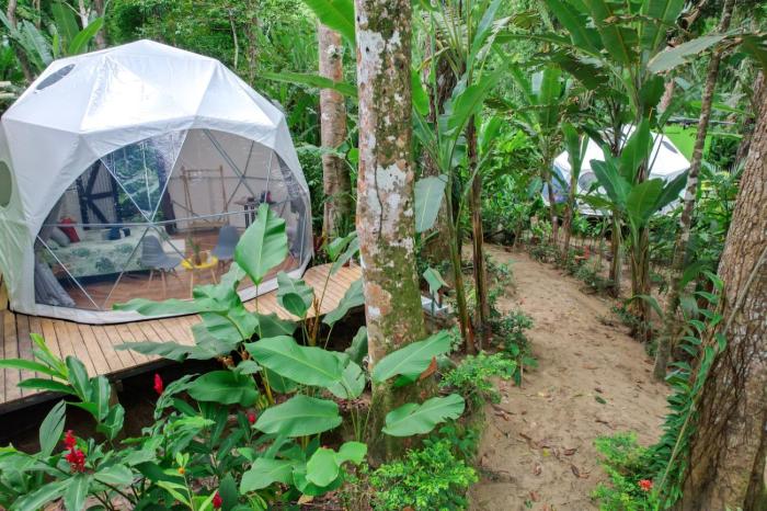 faith glamping dome costa rica