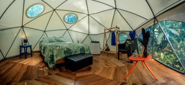 faith glamping dome costa rica