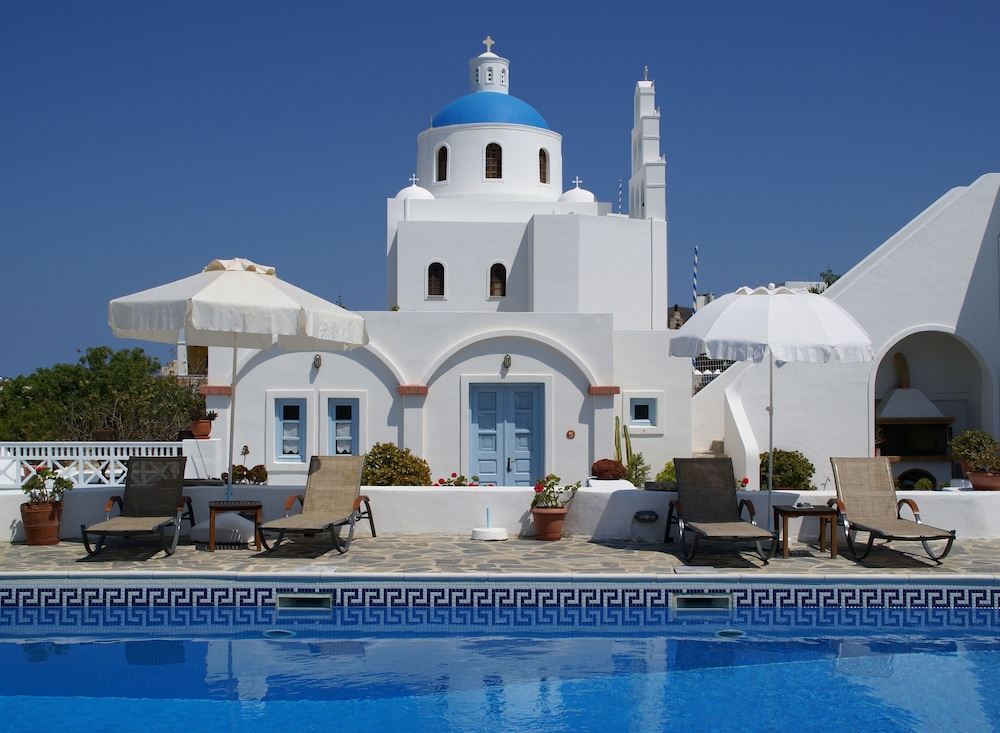 aethrio sunset village oia