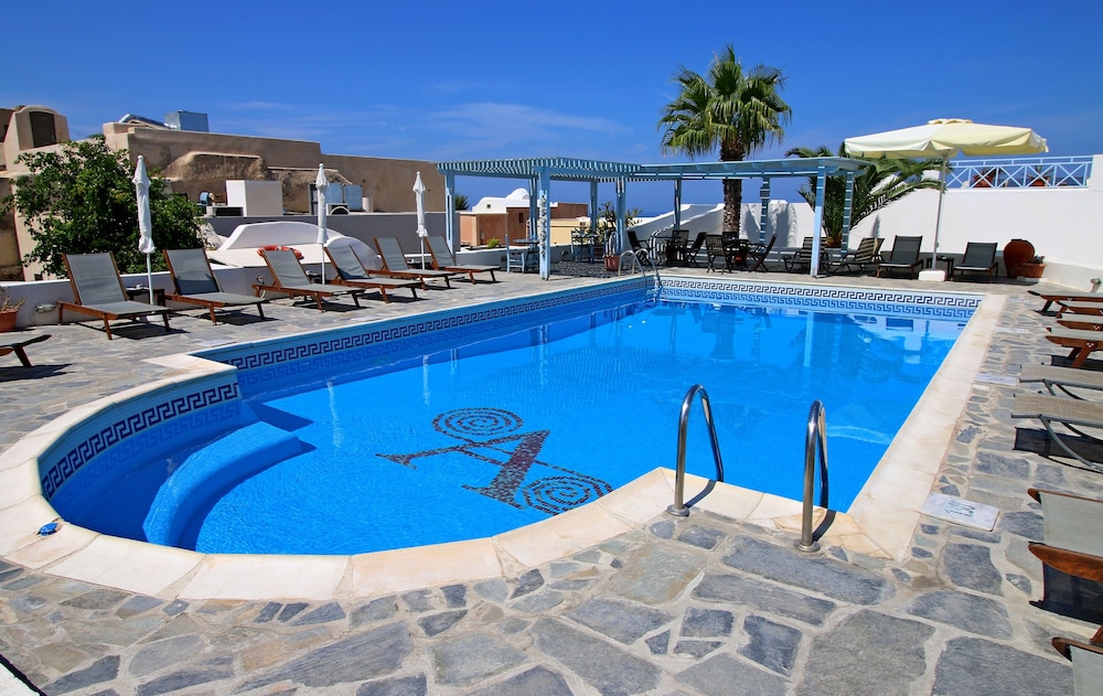aethrio sunset village oia