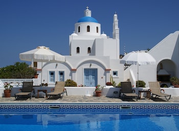 aethrio sunset village oia