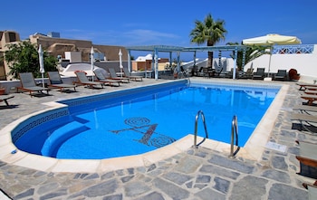 aethrio sunset village oia