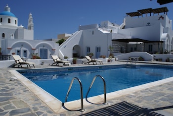 aethrio sunset village oia