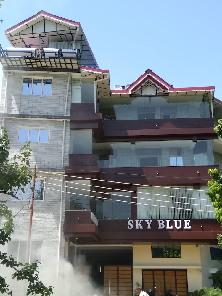 hotel sky blue and restaurant