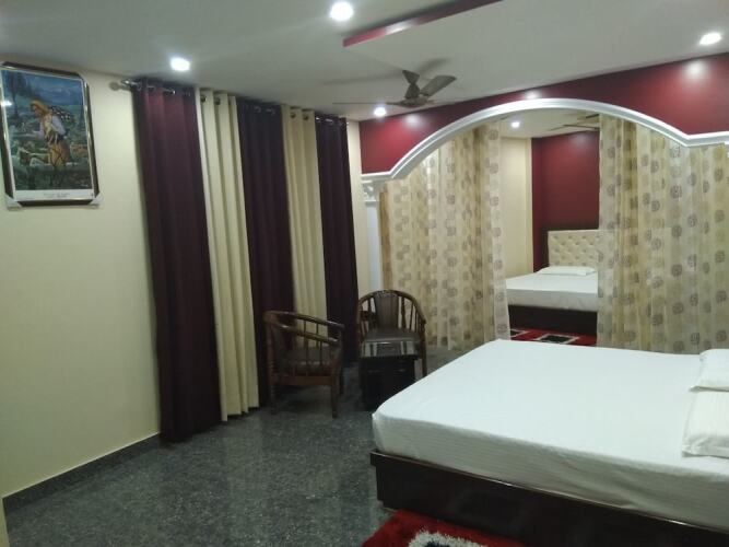 hotel sky blue and restaurant