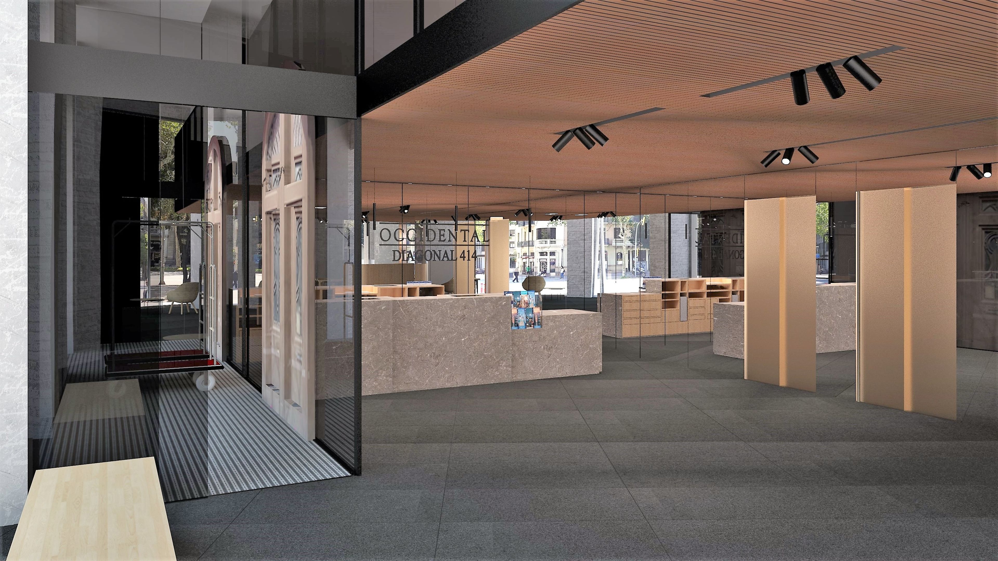 occidental diagonal 414