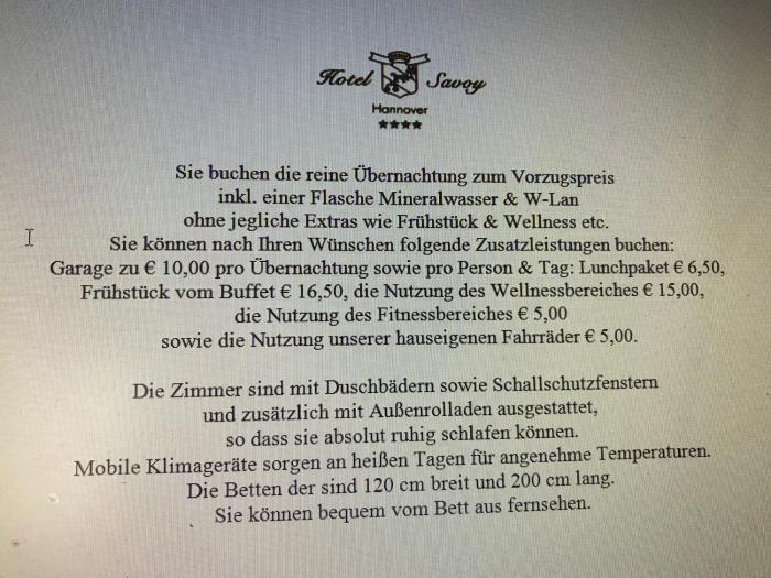 hotel savoy hannover