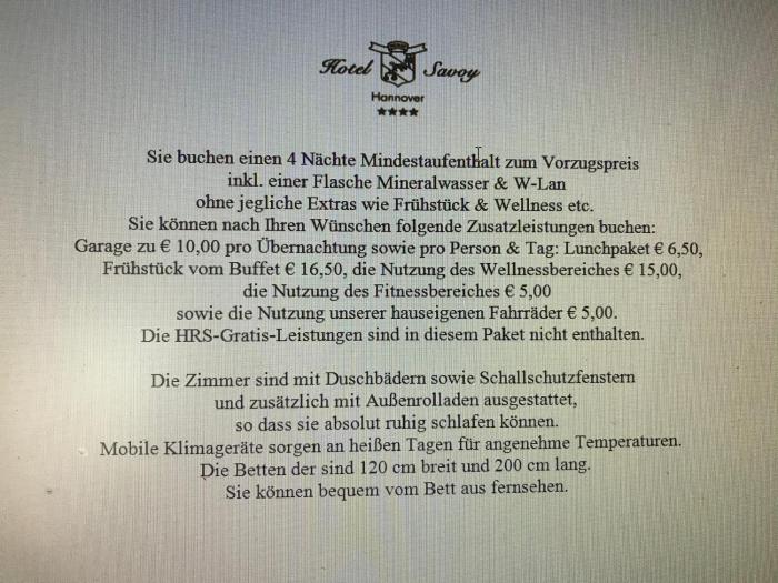 hotel savoy hannover