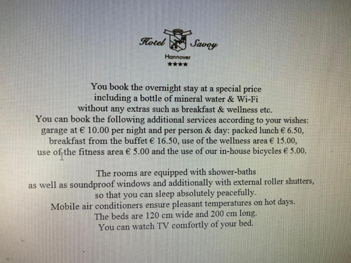 hotel savoy hannover