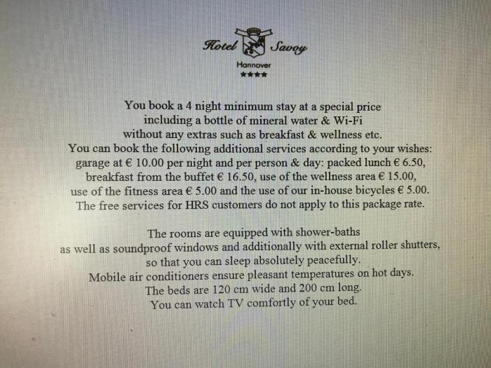 hotel savoy hannover