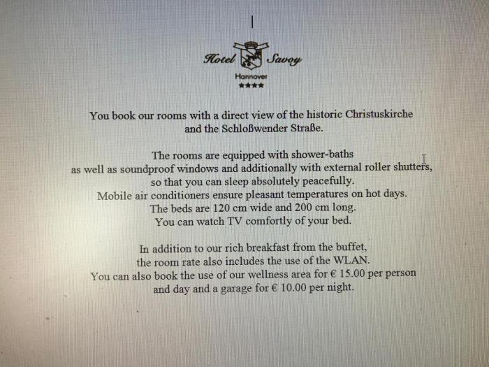 hotel savoy hannover