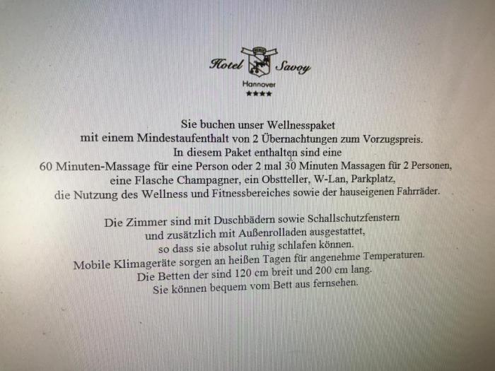 hotel savoy hannover