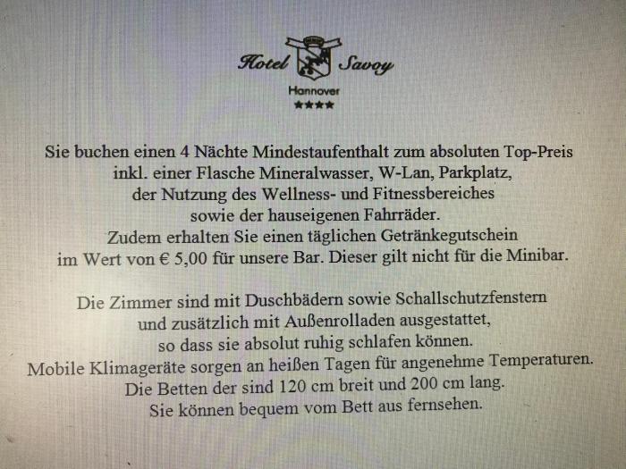 hotel savoy hannover
