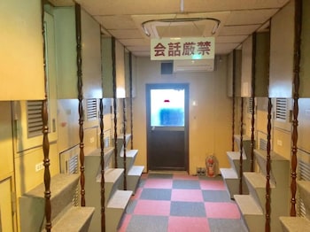 capsule hotel block room