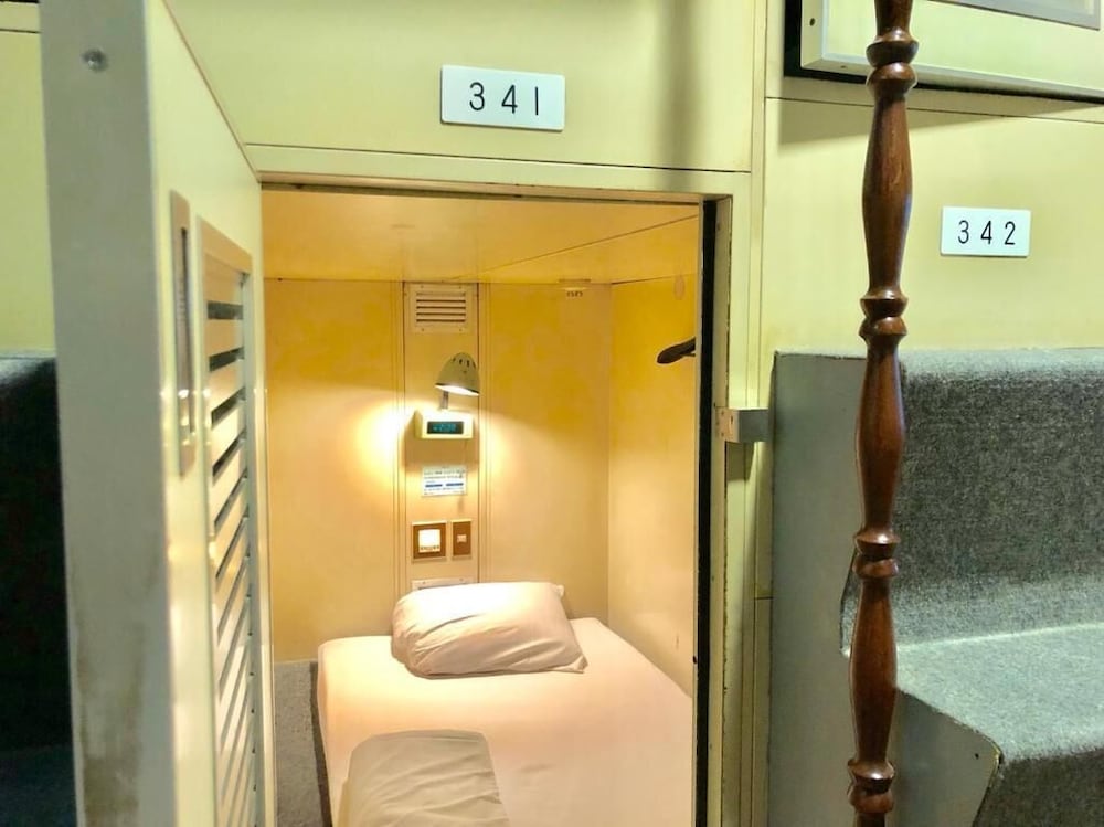capsule hotel block room