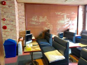 capsule hotel block room