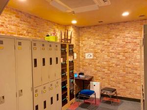 capsule hotel block room