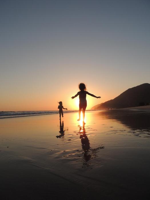 pousada azul da cor do mar