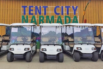 praveg tent city narmada statue of unity