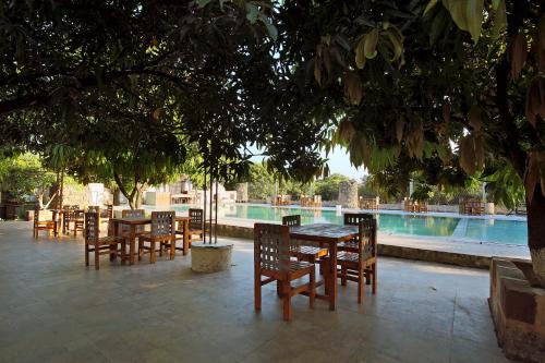 gir lions paw resort with swimming pool