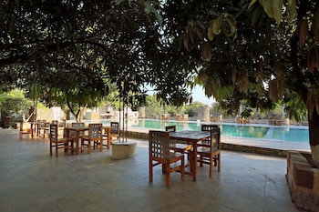 gir lions paw resort with swimming pool