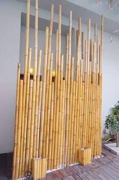 bamboo house