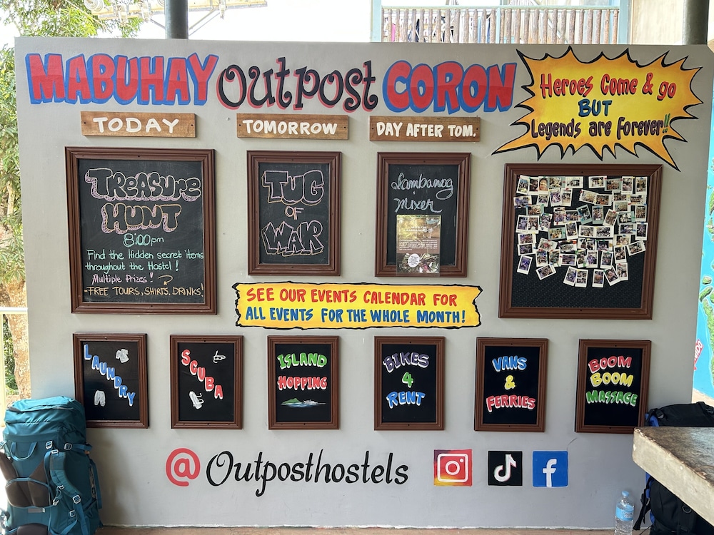 outpost hostel coron adults only