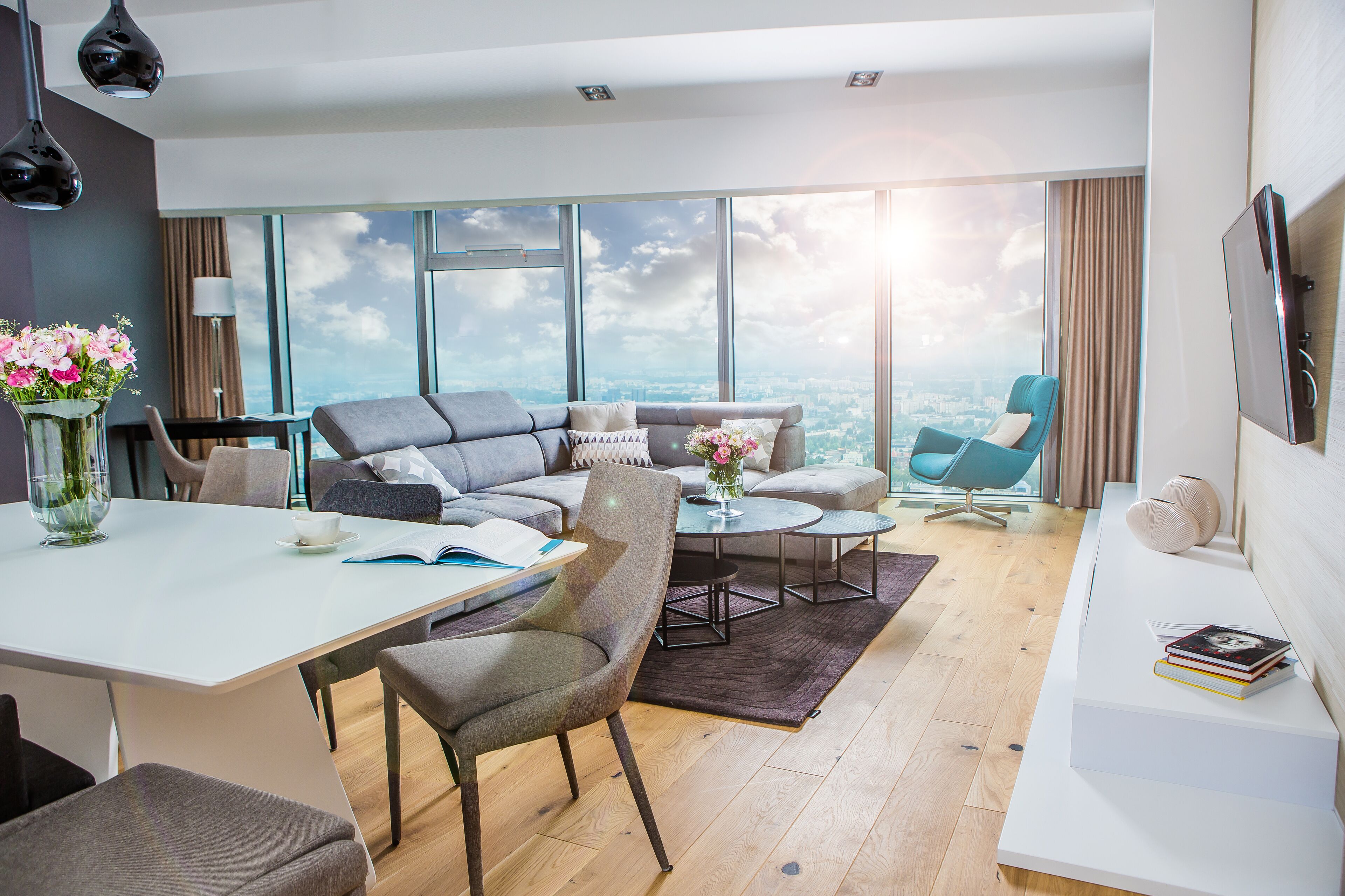 apartments in sky tower