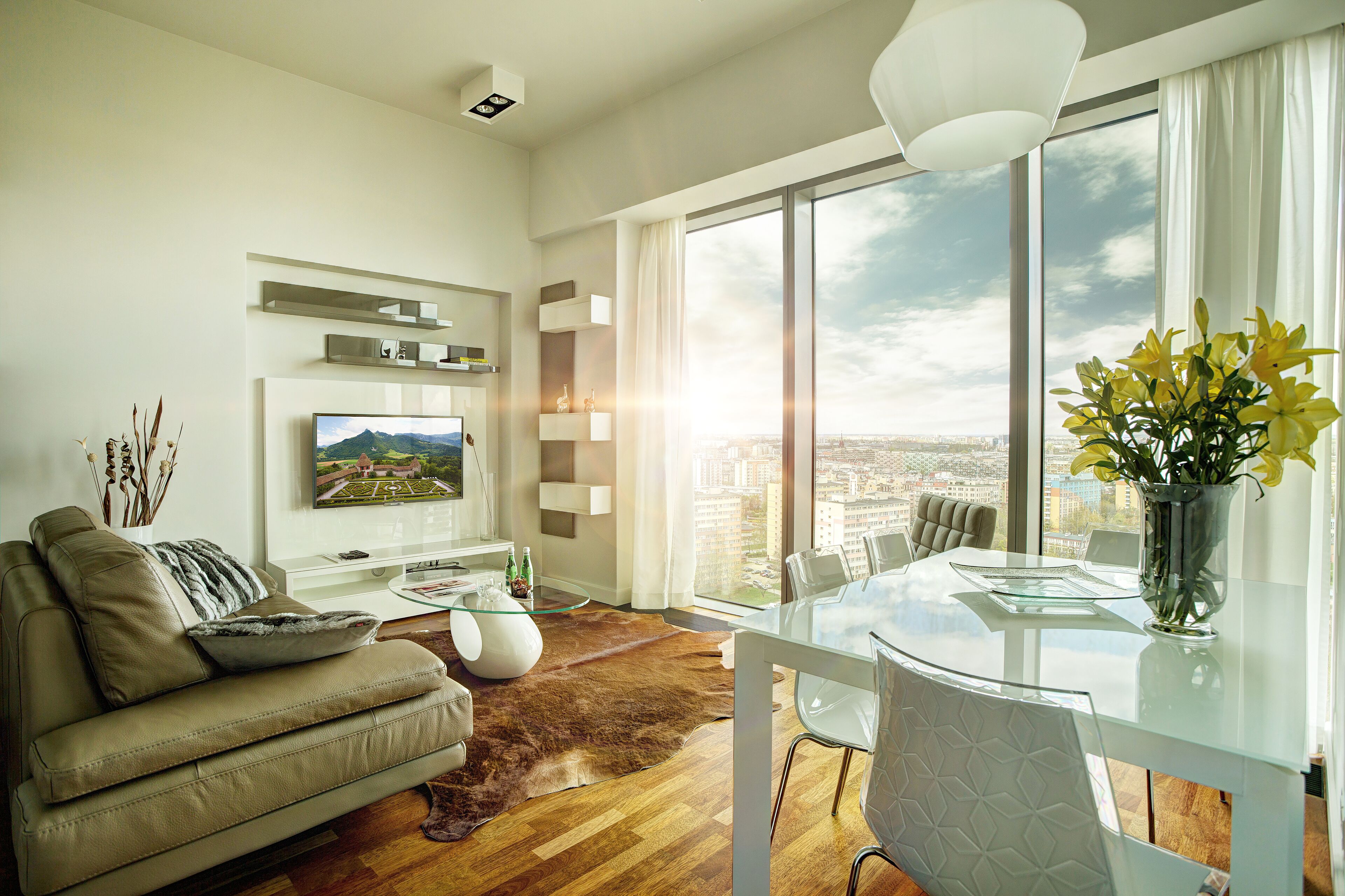 apartments in sky tower