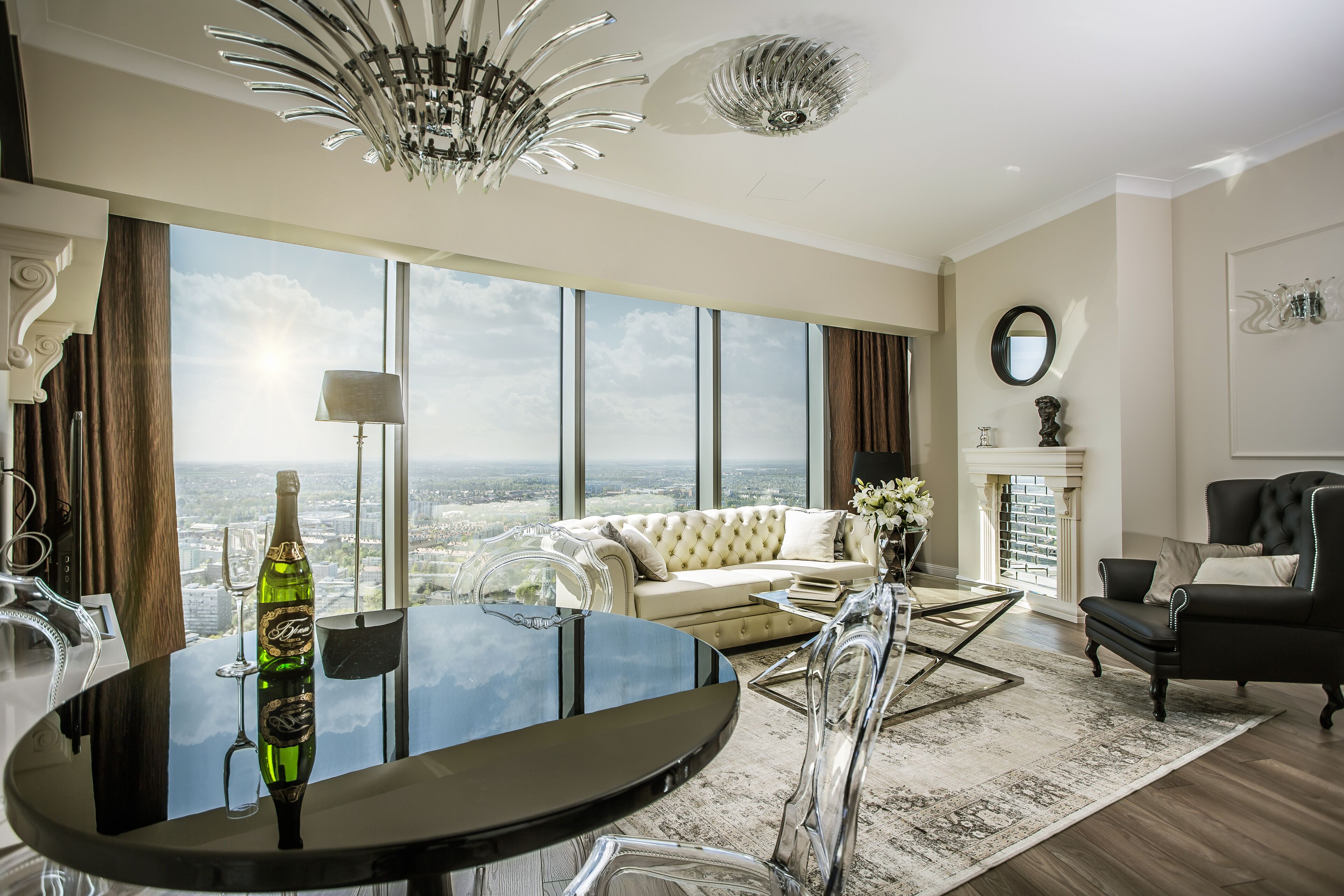 apartments in sky tower