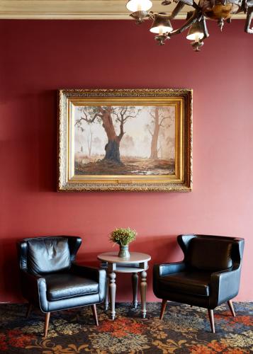 the terrace at the settlement