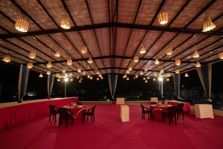 hotel bhairav bagh with swimming pool