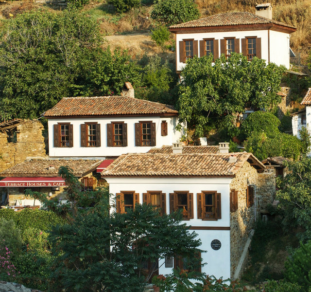 terrace houses sirince fig olive clockmakers and grapevine