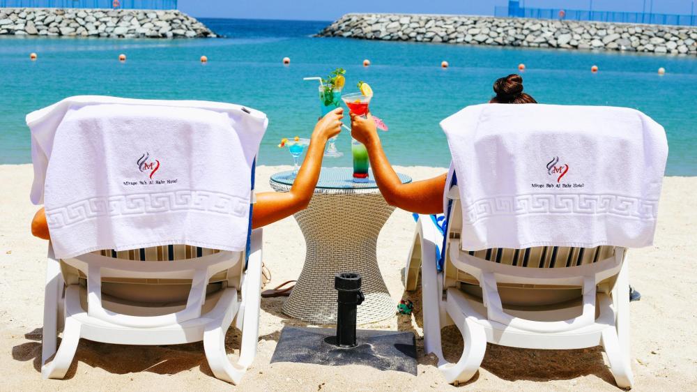 mirage bab al bahr beach hotel