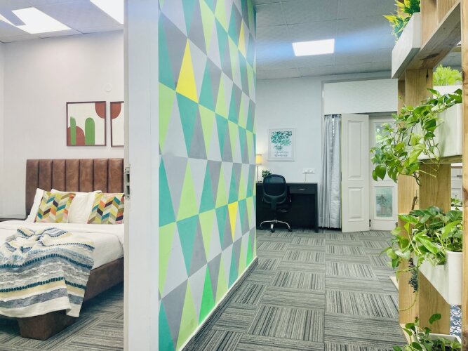 bluo modern 1bhk dlf galleria market