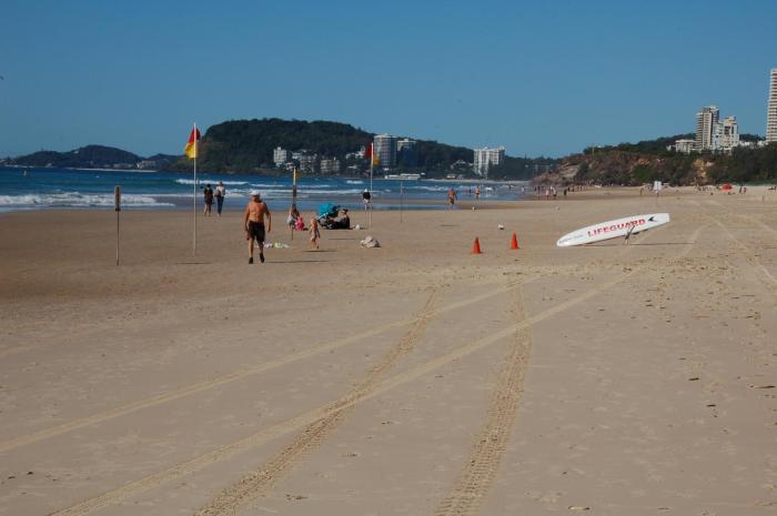 spindrift on the beach