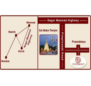 Hotel Bhagyalaxmi,Near Sai Baba Temple,3 star