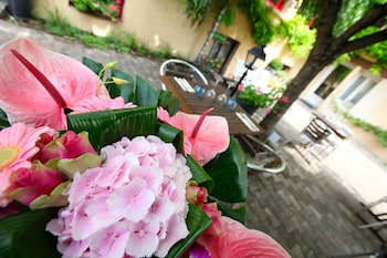 la terrasse fleurie