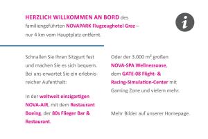 Novapark Das Flugzeughotel,Styria>>Graz,3 star