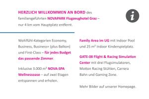 Novapark Das Flugzeughotel,Styria>>Graz,3 star